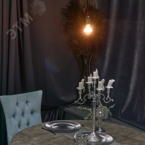 Лампа светодиодная 4 Вт Форма A прозрачная колба с зеркальным отражателем Серия Sky Теплый белый свет 3000K Картон ТМ LED-A60-4W/3000K/E27/CL MIRROR/CHROME PLS02WH - фото 9