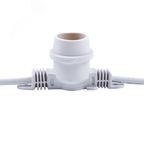 Гирлянда Белт-Лайт 10 м + 1,5 м сетевой шнур 40 патронов E27 шаг 25см Белая UDL-K110 40/E27/10M IP65 WHITE BELT-LIGHT - фото 4