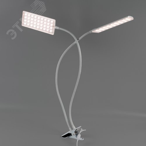 Светильник для растений светодиодный с таймером 24 Вт на прищепке Спектр для фотосинтеза ULT-P37-24W/SPFR/TM/60 IP40 WHITE TWIN - фото 11