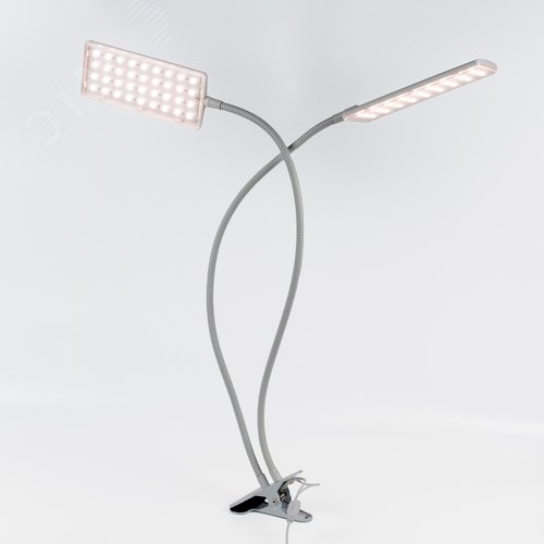 Светильник для растений светодиодный с таймером 24 Вт на прищепке Спектр для фотосинтеза ULT-P37-24W/SPFR/TM/60 IP40 WHITE TWIN - фото 10