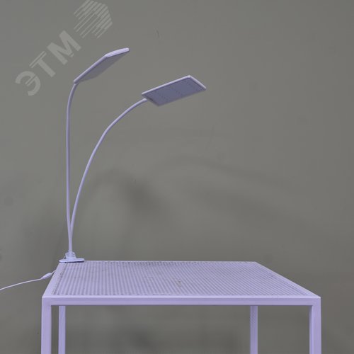 Светильник для растений светодиодный с таймером 24 Вт на прищепке Спектр для фотосинтеза ULT-P37-24W/SPLE/TM/60 IP40 WHITE TWIN - фото 14