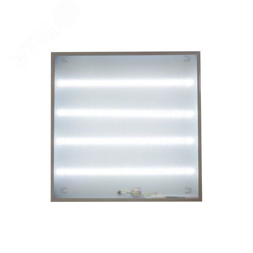 Светильник светодиодный потолочный универсальный Грильято 36 Вт Дневной свет 6500K 3520Лм 588X588x25мм Корпус белый В комплекте с источником питания ТМ ULP-6060-36W/6500К IP40 GRILYATO WHITE - фото 20