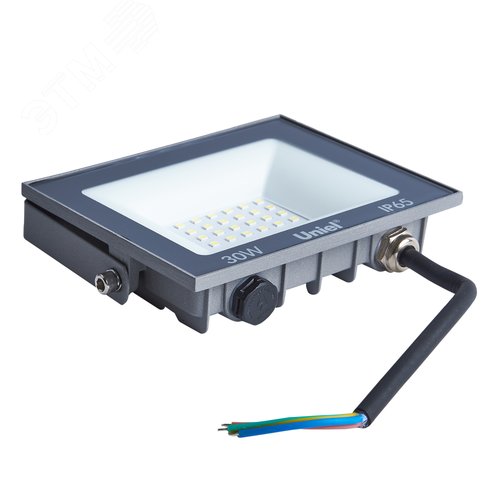 Прожектор светодиодный 30 Вт дневной свет 6500K серый корпус ULF-F23-30W/6500K IP65 160-240V GREY - фото 5