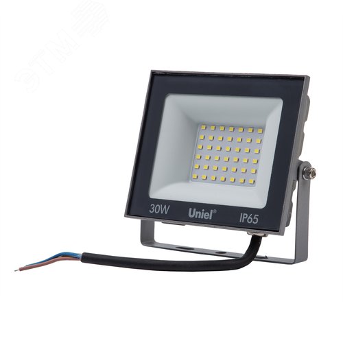 Изображение товара Прожектор светодиодный 30 Вт дневной свет 6500K серый корпус ULF-F23-30W/6500K IP65 160-240V GREY (шт)
