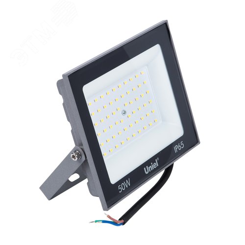 Прожектор светодиодный 50 ВтДневной свет 6500K серый корпус ULF-F23-50W/6500K IP65 160-240V GREY - фото 11