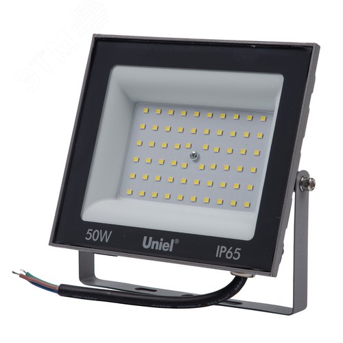 Изображение товара Прожектор светодиодный 50 ВтДневной свет 6500K серый корпус ULF-F23-50W/6500K IP65 160-240V GREY (шт)