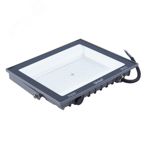 Прожектор светодиодный 70 Вт дневной свет 6500K серый корпус ULF-F23-70W/6500K IP65 160-240V GREY - фото 7