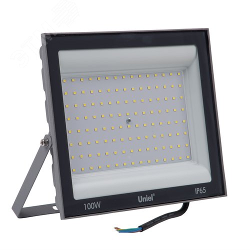 Изображение товара Прожектор светодиодный 100 Вт дневной свет 6500K серый корпус ULF-F23-100W/6500K IP65 160-240V GREY (шт)