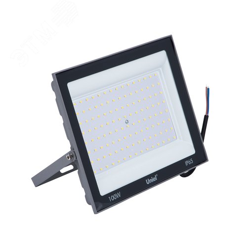 Прожектор светодиодный 100 Вт дневной свет 6500K серый корпус ULF-F23-100W/6500K IP65 160-240V GREY - фото 2