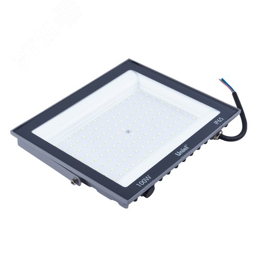 Прожектор светодиодный 100 Вт дневной свет 6500K серый корпус ULF-F23-100W/6500K IP65 160-240V GREY - фото 4