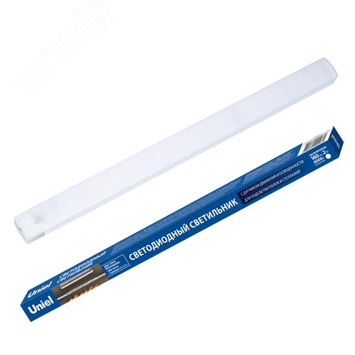 Светильник светодиодный для мебели с сенсором движения и освещенности 2 Вт Аккумуляторный в комплекте 300 мм 160 лм ULM-F60-2W/4000K/RECH SENSOR IP20 WHITE - фото 7