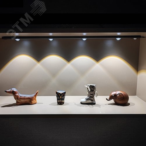 Светильник светодиодный для мебели с сенсором движения и освещенности 5 Вт 600мм Черный ТМ ULI-F50-5W/4000K SENSOR IP40 BLACK - фото 22