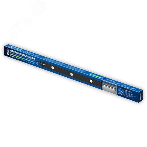 Светильник светодиодный для мебели с сенсором движения и освещенности 5 Вт 600мм Черный ТМ ULI-F50-5W/4000K SENSOR IP40 BLACK - фото 19