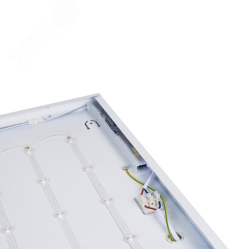 Светильник светодиодный потолочный универсальный Грильято 36 Вт Белый равномерный свет 4000K 3500Лм 588X588x25мм Корпус белый В комплекте с источником питания ТМ ULP-6060-36W/4000К IP40 GRILYATO OPAL SMOOTH - фото 6