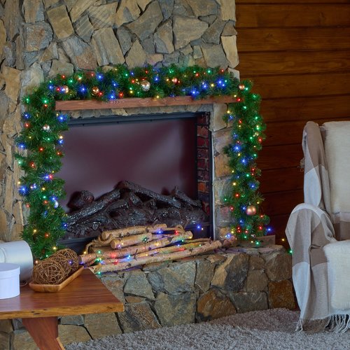 Гирлянда светодиодная Роса 20 м 200 светодиодов Разноцветный свет зеленый провод ТМ ULD-S2000-200/DGA MULTI IP20 DEW - фото 12