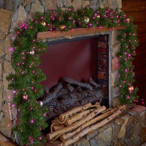 Гирлянда светодиодная Роса 20 м 200 светодиодов Розовый свет зеленый провод ТМ ULD-S2000-200/DGA PINK IP20 DEW - фото 11