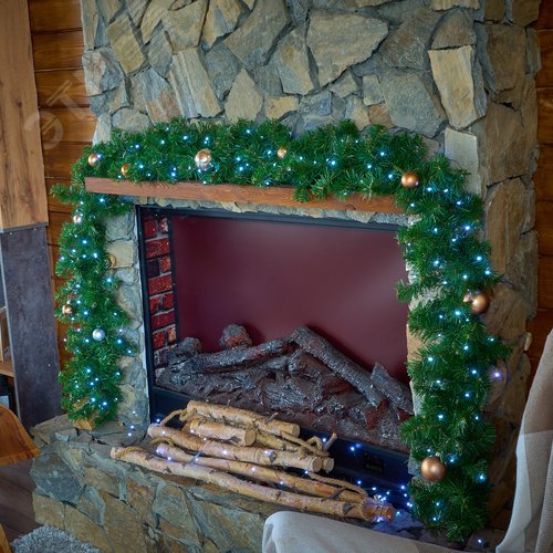 Гирлянда светодиодная Роса 30 м 300 светодиодов Белый свет зеленый провод ТМ ULD-S3000-300/DGA WHITE IP20 DEW - фото 10