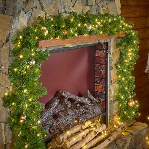 Гирлянда светодиодная Роса 30 м 300 светодиодов Теплый белый свет зеленый провод ТМ ULD-S3000-300/DGA WARM WHITE IP20 DEW - фото 10