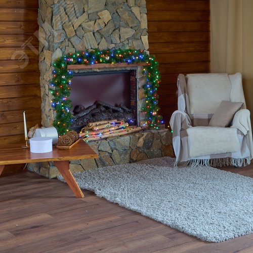 Гирлянда светодиодная Роса 30 м 300 светодиодов Разноцветный свет зеленый провод ТМ ULD-S3000-300/DGA MULTI IP20 DEW - фото 10