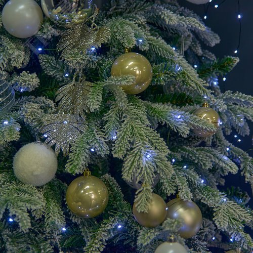 Гирлянда светодиодная Роса 50 м 500 светодиодов Белый свет зеленый провод ТМ ULD-S5000-500/DGA WHITE IP20 DEW - фото 10