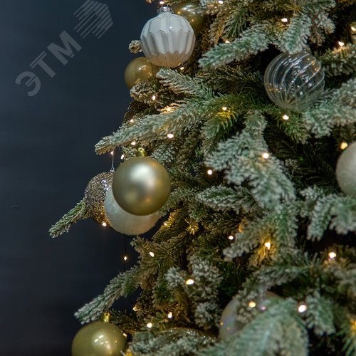 Гирлянда светодиодная Роса 50 м 500 светодиодов теплый белый свет зеленый провод ULD-S5000-500/DGA WARM WHITE IP20 DEW - фото 10