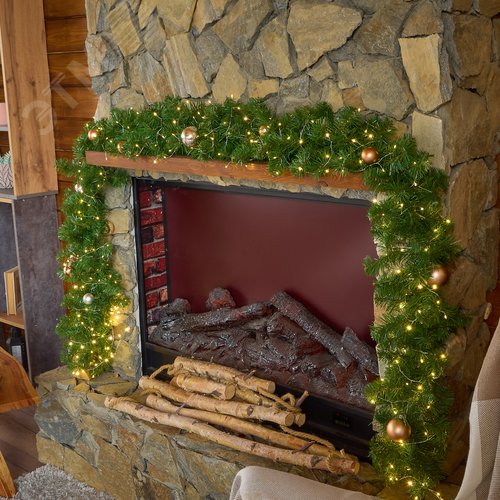 Гирлянда светодиодная Роса 5 м 125 светодиодов Теплый белый свет прозрачный провод ТМ ULD-S0500-125/DTA WARM WHITE IP20 DEWDROP - фото 7