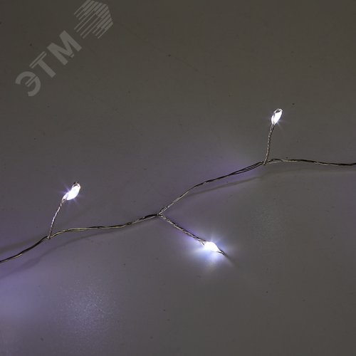 Гирлянда светодиодная Роса 10 м 250 светодиодов Белый свет прозрачный провод ТМ ULD-S1000-250/DTA WHITE IP20 DEWDROP - фото 5