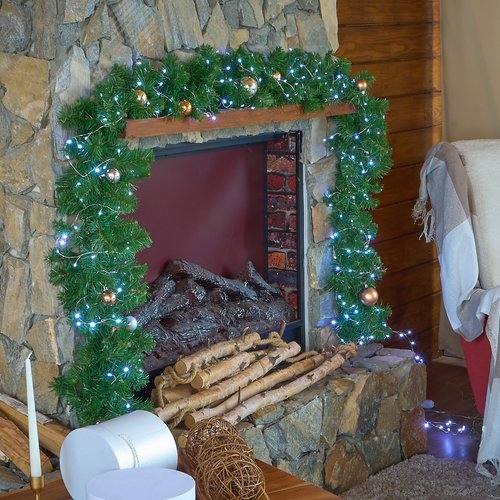 Гирлянда светодиодная Роса 10 м 250 светодиодов Белый свет прозрачный провод ТМ ULD-S1000-250/DTA WHITE IP20 DEWDROP - фото 13