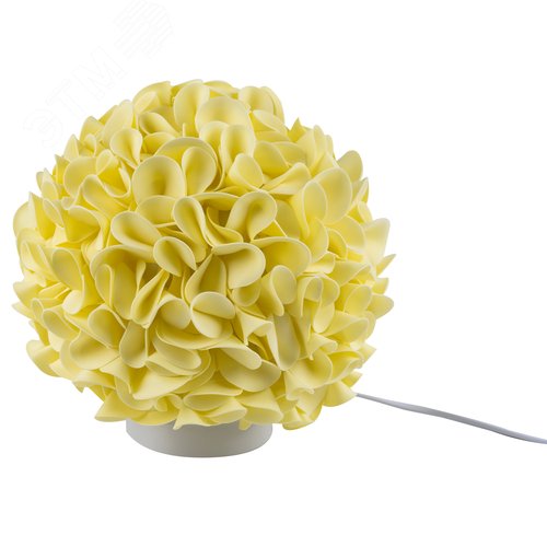 Изображение товара Светильник светодиодный со сменной лампой в комплекте E27 теплый белый свет 3000K Плафон D150мм прозрачный Белое основание TM ULW-R07 T/3000K/150C/A Гортензия Белый/Лимонад (шт)