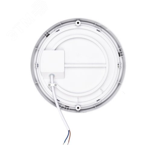 Светильник светодиодный влагозащищенный 24 Вт Круг Дневной свет 6500K 200x160x58 мм Корпус белый Цвет рамок в комплекте золотистый графит ТМ Volpe ULW-Q281 24W/6500K/F20 IP65 WHITE  - фото 6