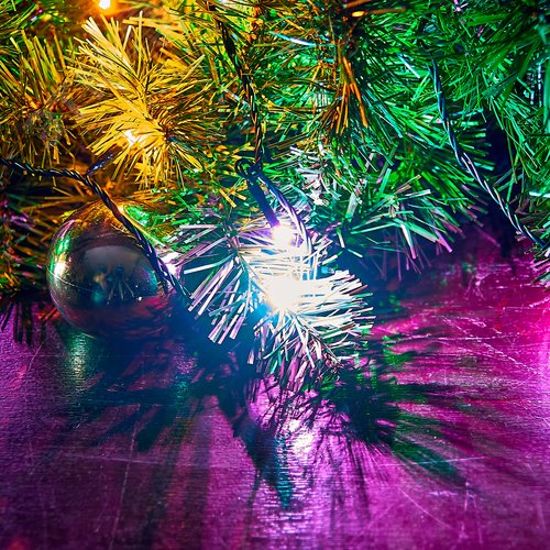 Гирлянда светодиодная 10 м 100 светодиодов голубой желтый зеленый розовый свет зеленый провод ТМ ULD-S1000-100/DGA MULTI-2 IP20 - фото 2