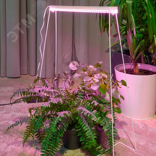 Светильник для растений светодиодный линейный 18 Вт 573 мм выключатель на корпусе пластик спектр для рассады и досвечивания в период роста ФитоЛето ULI-P56-18W/SPBR IP20 WHITE - фото 10