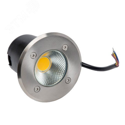 Светильник светодиодный тротуарны 6 Вт Архитектурный встраиваемый Теплый белый свет 2700К Корпус серый ULU-B14A-6W/2700K IP67 GREY - фото 3