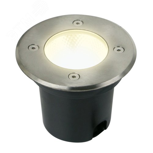 Изображение товара Светильник светодиодный тротуарны 6 Вт Архитектурный встраиваемый Теплый белый свет 2700К Корпус серый ULU-B14A-6W/2700K IP67 GREY (шт)