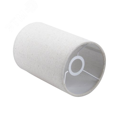 Светильник настольный декоративный под лампу Е14 40W Механический выключатель Черный/Бежевый ТМ UML-B308 E14 BLACK/BEIGE - фото 4