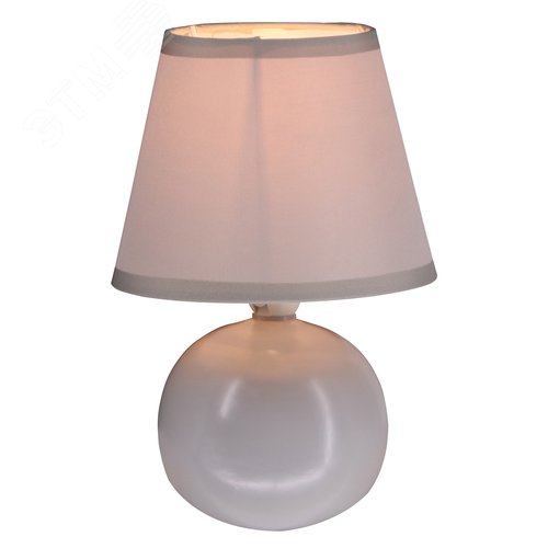 Изображение товара Светильник настольный декоративный под лампу Е14 40W Механический выключатель Серый ТМ UML-B303 E14 GREY (шт)