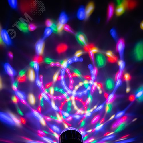 Светодиодный светильник-проектор 3 Вт Многоцветный USB провод в комплекте Черный  ULI-Q312 3W/RGBYP BLACK - фото 2