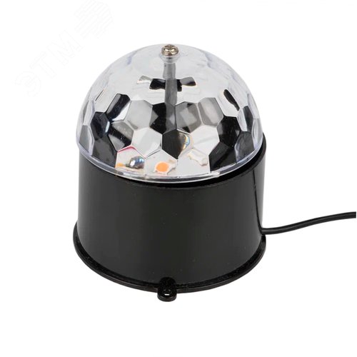 Светодиодный светильник-проектор 3 Вт Многоцветный USB провод в комплекте Черный  ULI-Q312 3W/RGBYP BLACK - фото 1