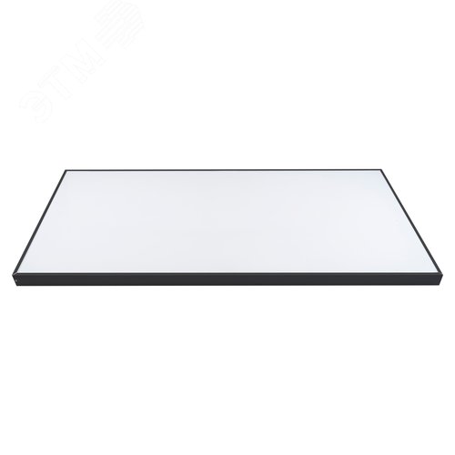 Светильник светодиодный потолочный 60 Вт 60х120 Белый равномерный свет 4000K 7700Лм Корпус черный В комплекте с источником питания ТМ ULP-60120 60W/4000К/LL IP40 PREMIUM OPAL BLACK - фото 2