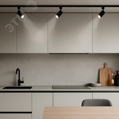 Светильник-прожектор трековый Под лампу GU10 Корпус черный ТМ Volpe UBL-Q324 GU10 BLACK - фото 19