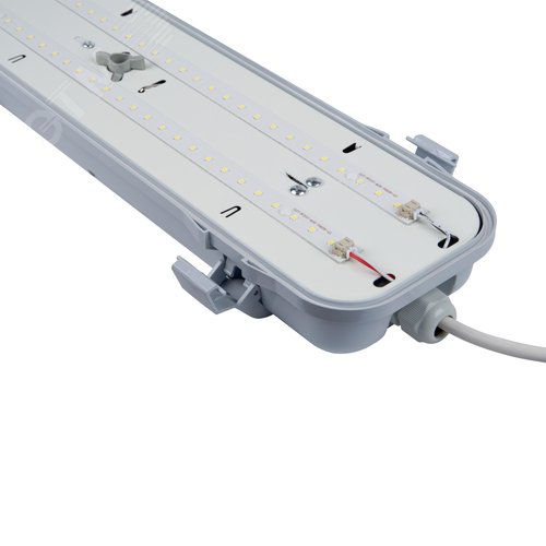 Светильник светодиодный промышленный 60 Ватт Белый свет 4000K 7400 Лм 1265X124x90мм Корпус белый TM ULY-K70N 60W/4000K/L126 IP65 WHITE - фото 4