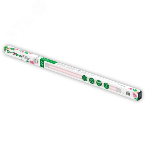 Светильник для растений светодиодный линейный 36 Вт 1200 мм пластик спектр для фотосинтеза ФитоЛето ULZ-P81-36W/SPLE IP65 CLEAR - фото 15