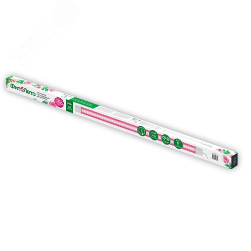 Светильник для растений светодиодный линейный 36 Вт 1200 мм пластик спектр для рассады и досвечивания в период роста ФитоЛето ULZ-P82-36W/SPBR IP65 CLEAR - фото 16