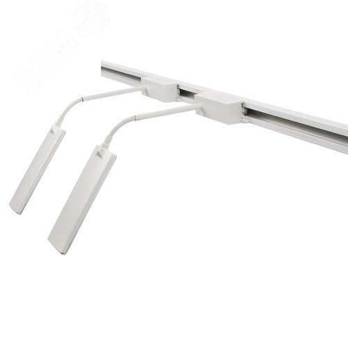 Светильник-прожектор светодиодный трековый 12 Вт в составе набора из 2штук Спектр для фотосинтеза Корпус белый ТМ ULB-P37-12W/SPFR WHITE SET2 - фото 2