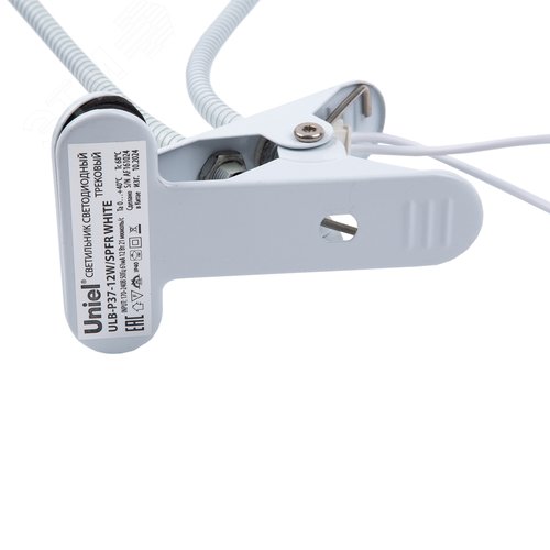 Светильник для растений светодиодный с таймером 15 Вт на прищепке спектр для фотосинтеза ULT-P35M-15W/SPLE/TM IP40 WHITE LEAF - фото 5