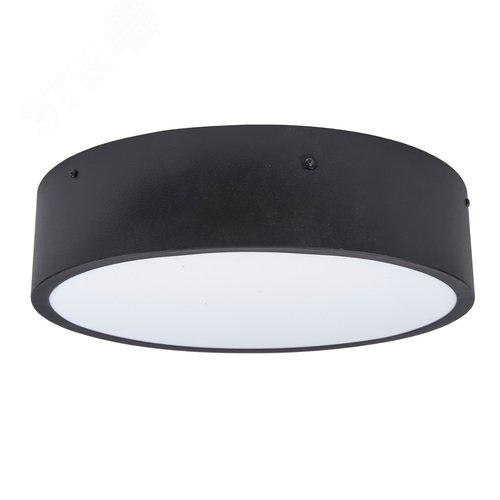 Светильник светодиодный накладной ДБО Белый свет 4000К Диаметр 400мм Корпус черный ULO-K40A 30W/4000К/R40 IP40 BLACK - фото 1