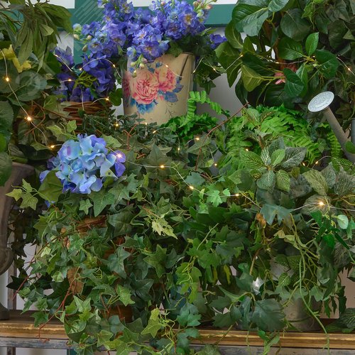 Гирлянда садовая на солнечной батарее Роса 300 светодиодов Теплый белый свет 1 АА Ni-Mh аккумулятор в комплекте IP44 USL-S-128/PT30000 WARMWHITE DEW - фото 8