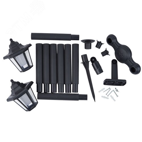 Светильник садовый на солнечной батарее Ретро 2 светодиода Белый свет 1 АА Ni-Mh аккумулятор в комплекте IP44 USL-S-188/PM1500 RETRO - фото 2