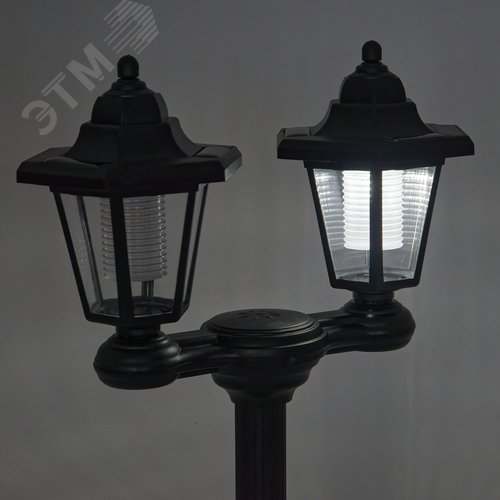 Светильник садовый на солнечной батарее Ретро 2 светодиода Белый свет 1 АА Ni-Mh аккумулятор в комплекте IP44 USL-S-188/PM1500 RETRO - фото 5