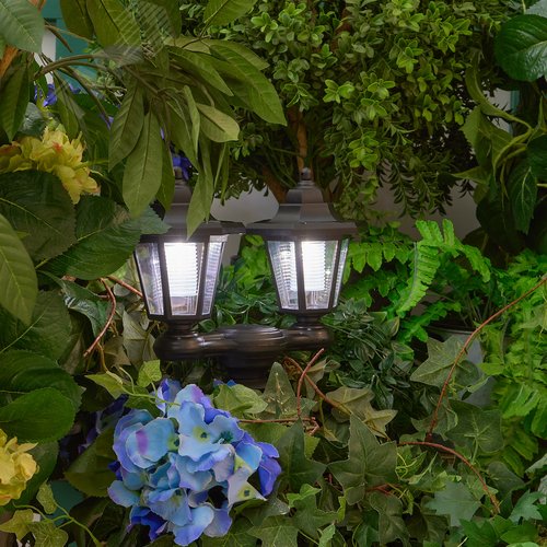 Светильник садовый на солнечной батарее Ретро 2 светодиода Белый свет 1 АА Ni-Mh аккумулятор в комплекте IP44 USL-S-188/PM1500 RETRO - фото 17